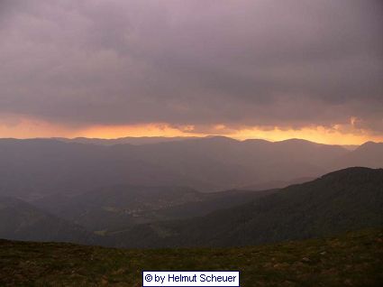 Blick vom GrandBallon, Vogesen