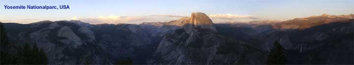 The HalfDome, Yosemite Nationalparc, USA